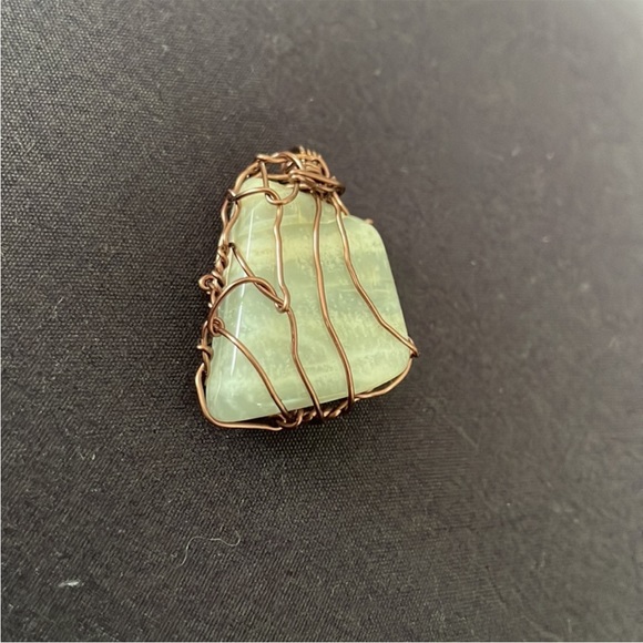 Bundle of five handmade wire-wrapped pendants - Picture 2 of 4